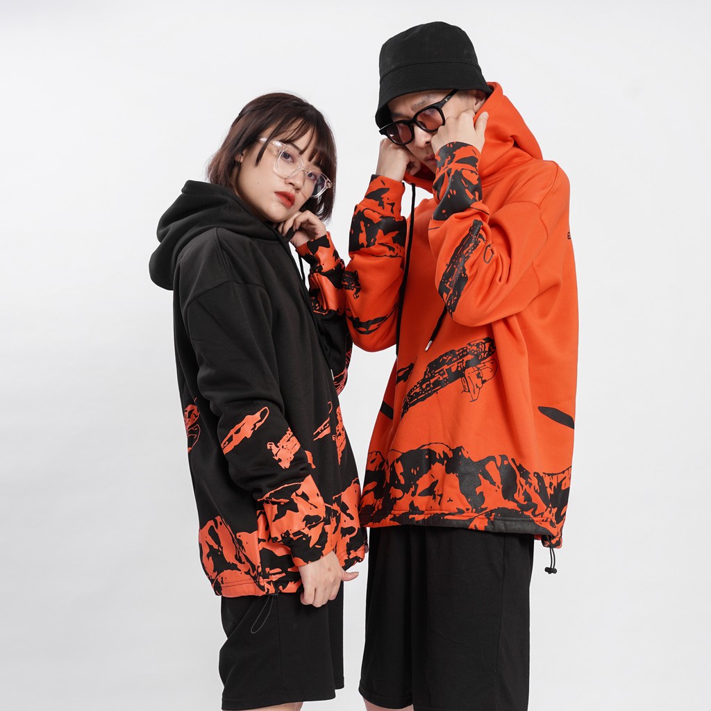 Áo khoác mũ Hoodie Unisex N7 BLACK TRUTH V2 nỉ bông cặp đôi nam nữ Oversize Ulzzang Hàn Quốc thu đông form rộng