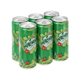 Lốc 6 lon nước ngọt Mirinda vị soda kem 330ml