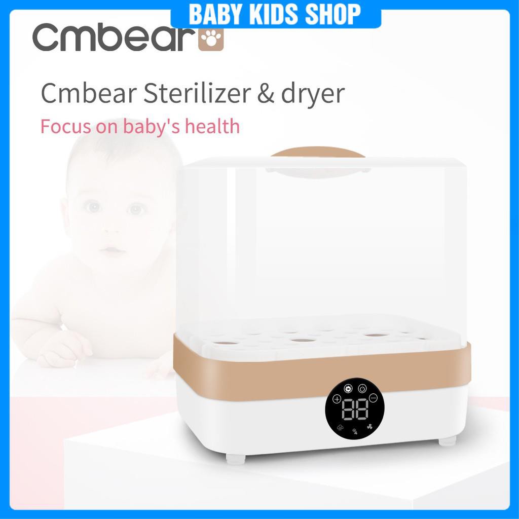 Máy tiệt trùng bình sữa sấy khô Cmbear - tiệt trùng cùng lúc 6 bình sữa
