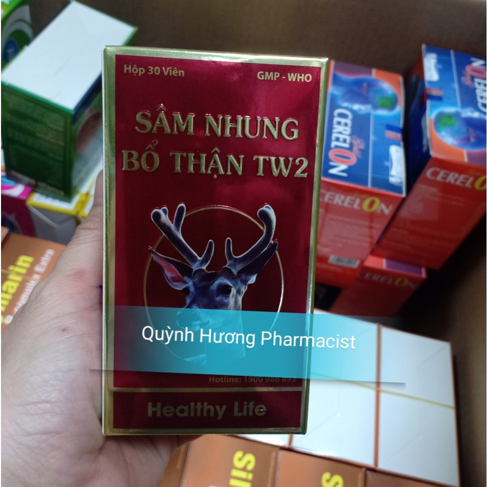 Sâm nhung bổ thận TW2 giúp bổ thận,tráng dương,tăng cường sinh lực cho cả nam và nữ