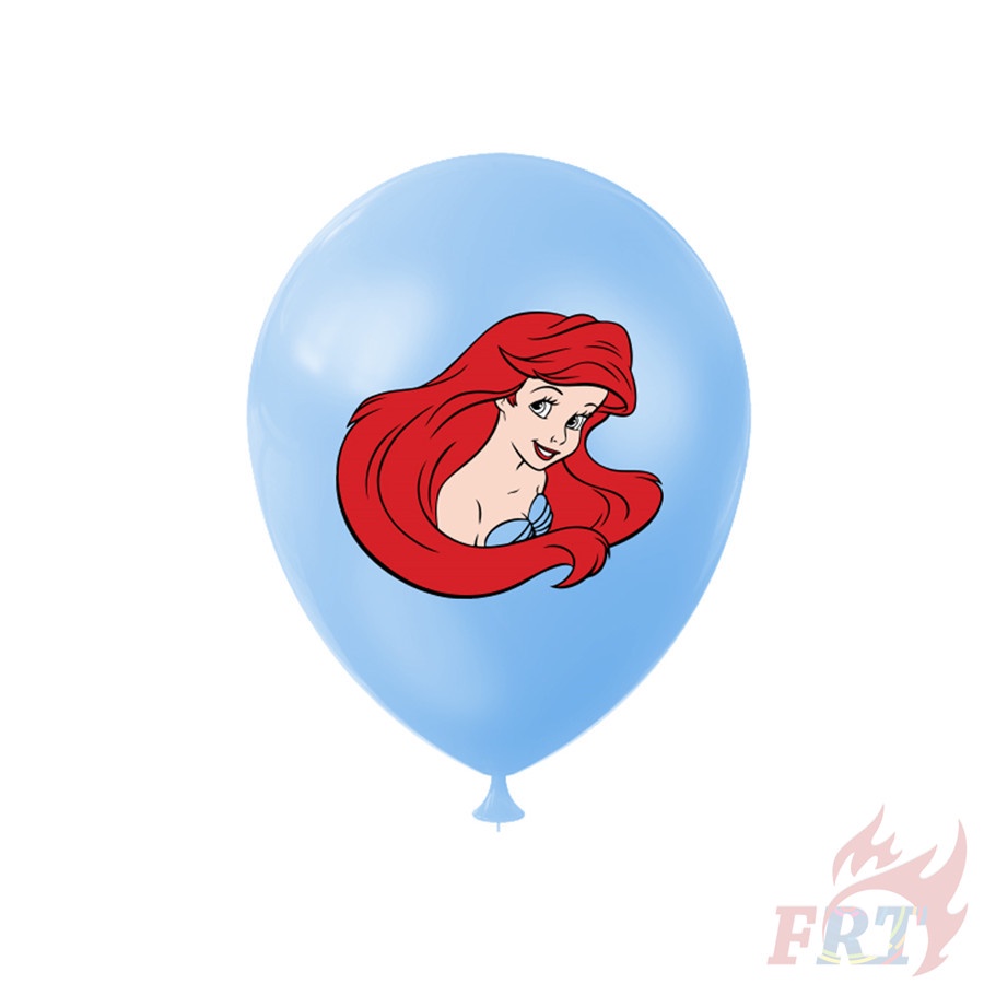 DISNEY ♦ Trang Trí Tiệc - Bong Bóng ♦ 1 Bong Bóng Latex 12 Inch Dòng Nàng Tiên Cá Ariel Series 02 Trang Trí Tiệc Sinh Nhật