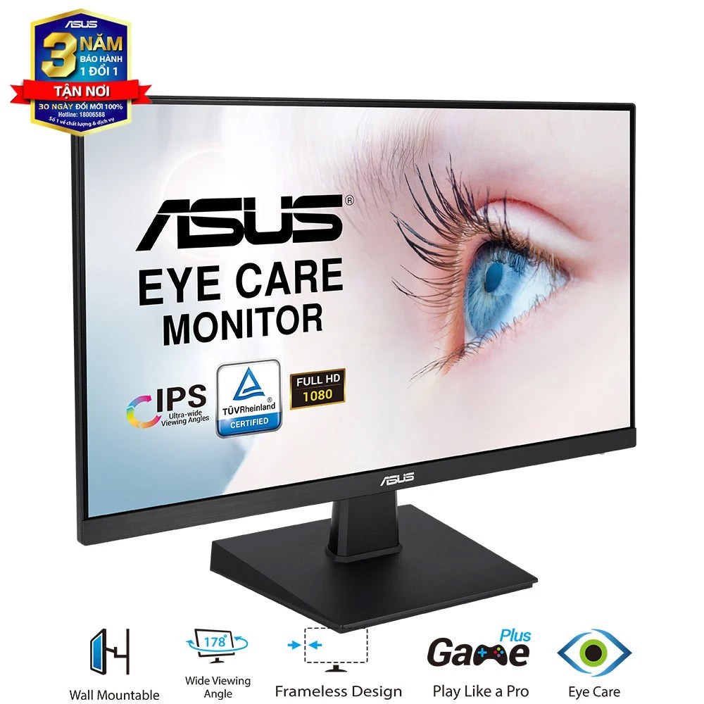 Màn hình LCD ASUS 24'' VA24EHE - Bảo hành 36 tháng | BigBuy360 - bigbuy360.vn