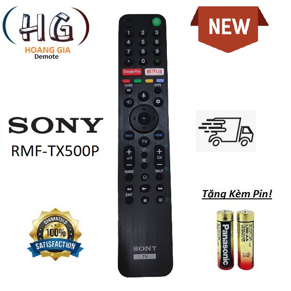 Điều khiển TiVi Sony RMT-TX500P Điều khiển có hỗ trợ giọng nói.