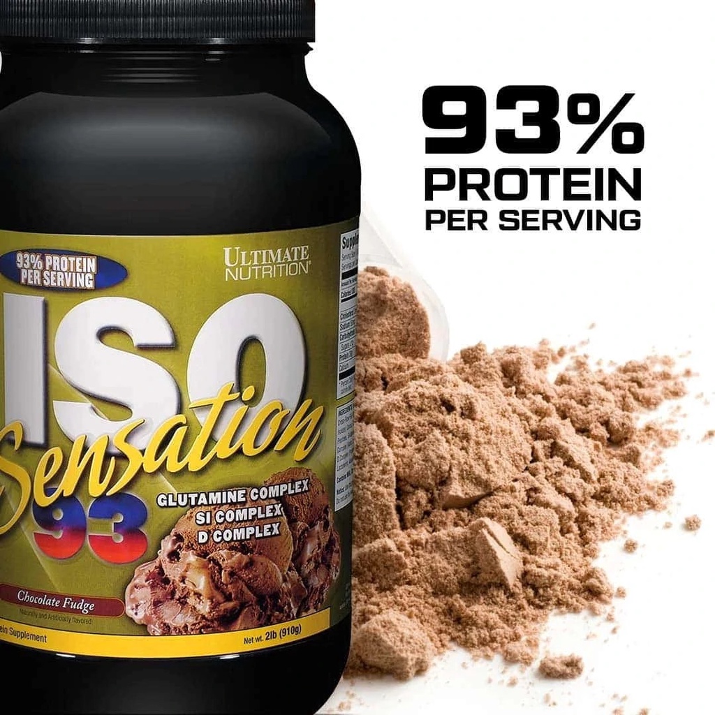 ULTIMATE NUTRITION ISO93 WHEY 2LBS | Sữa Tăng Cơ Bắp Nhanh 30 Gram Protein 28 Lần Dùng
