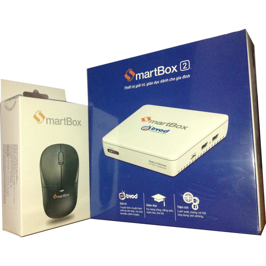 Tivi box SMARTBOX VNPT ram 2G -NHẬP MÃ ELVIP1030 GIẢM 15%(tặng chuột không dây)Hãng phân phối chính thức