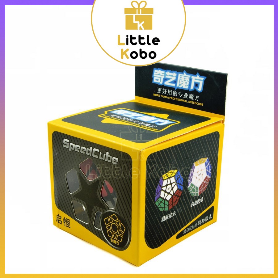 Rubik Megaminx QiYi QiHeng Đen Rubic Biến Thể 12 Mặt Đồ Chơi Thông Minh