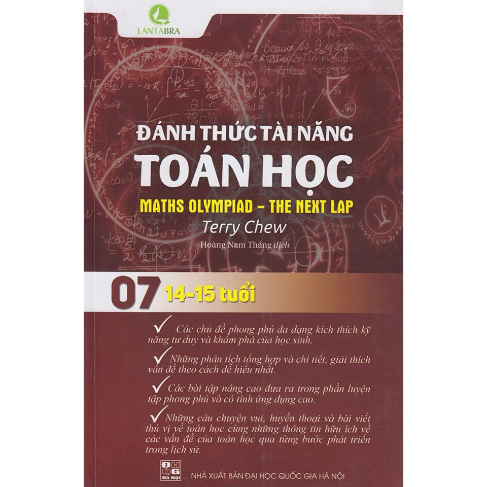 Sách - Đánh Thức Tài Năng Toán Học 7-15 tuổi ( trọn bộ 7 cuốn)