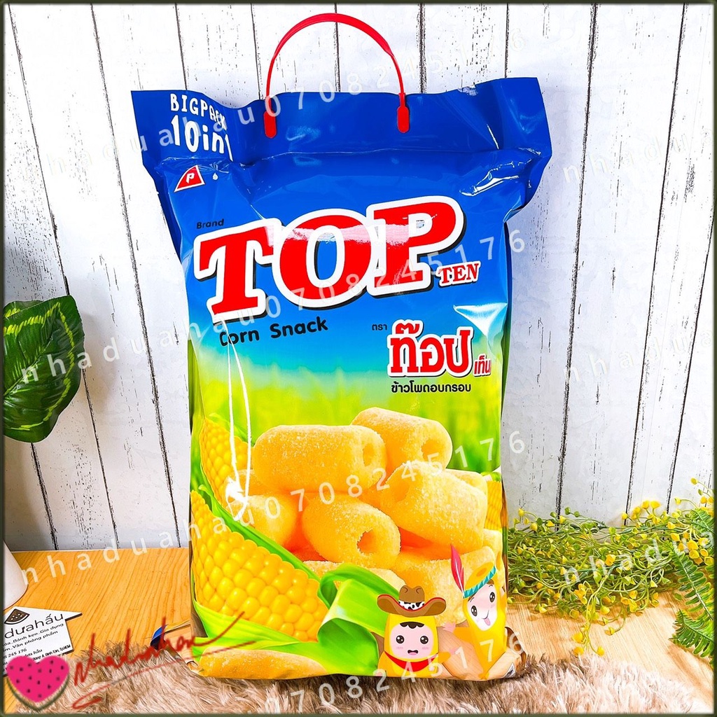 Một gói bánh snack/ Bim Bim Tôm/ Mực/ Bắp Khổng Lồ Thái Lan Fuchi (6 gói Nhỏ/1 bịch lớn)