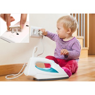 [HOT] Combo 10 Nút Bịt Ổ Điện 2 Chân Bằng Nhựa An Toàn Cho Bé - RẺ VÔ ĐỊCH