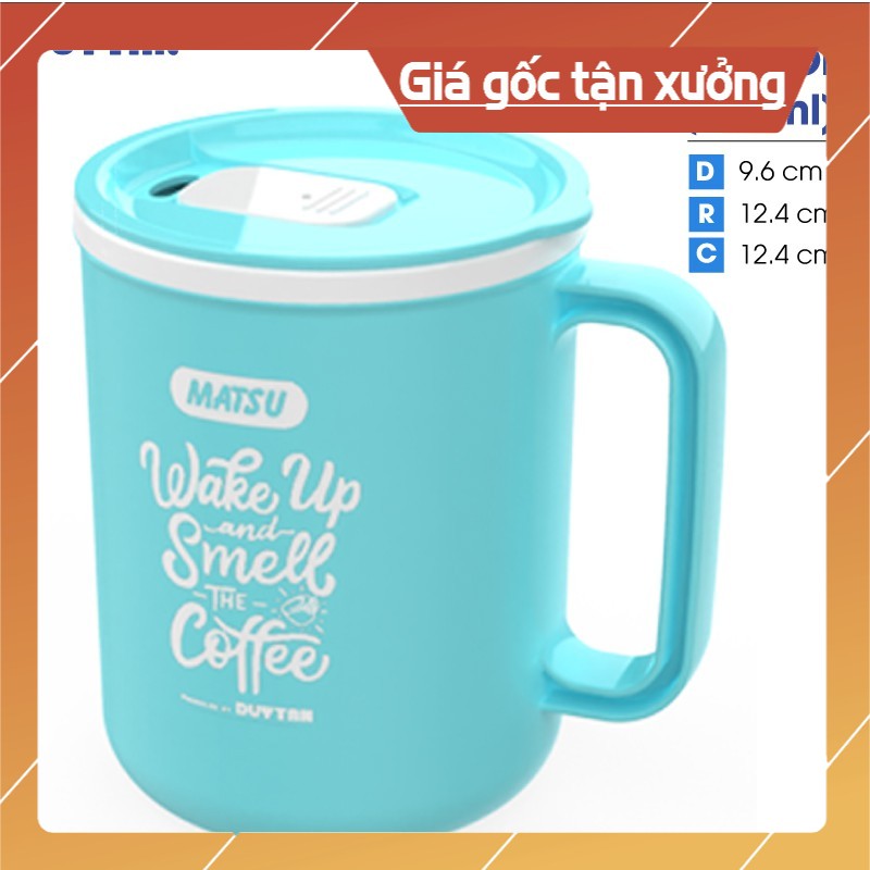 Ca uống nước có nắp Matsu Duy Tân 500ml chịu nhiệt tốt màu ngẫu nhiên