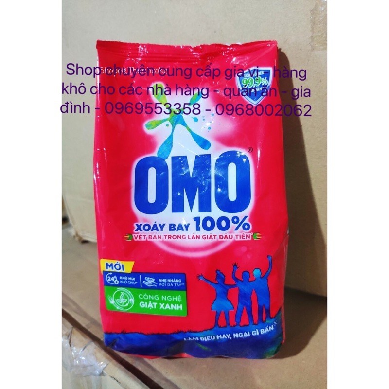 Bột giặt OMO 400g Đỏ Giặt Tay Hệ Bọt Thông Minh 400 g