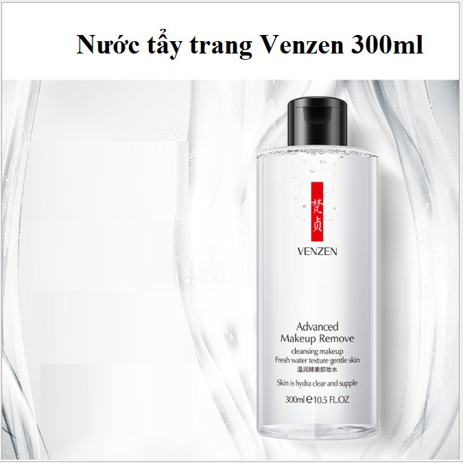 Nước tẩy trang Advenced Venzen sạch sâu dịu nhẹ 300ml chính hãng hàng nội địa Trung YASAN
