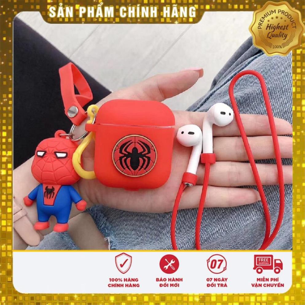 Airpods Case ⚡ Freeship ⚡ COMBO 4 MÓN SIÊU ANH HÙNG ⚡ Case Tai Nghe Không Dây Airpods 1/2/i11/i12/ - Châts case store