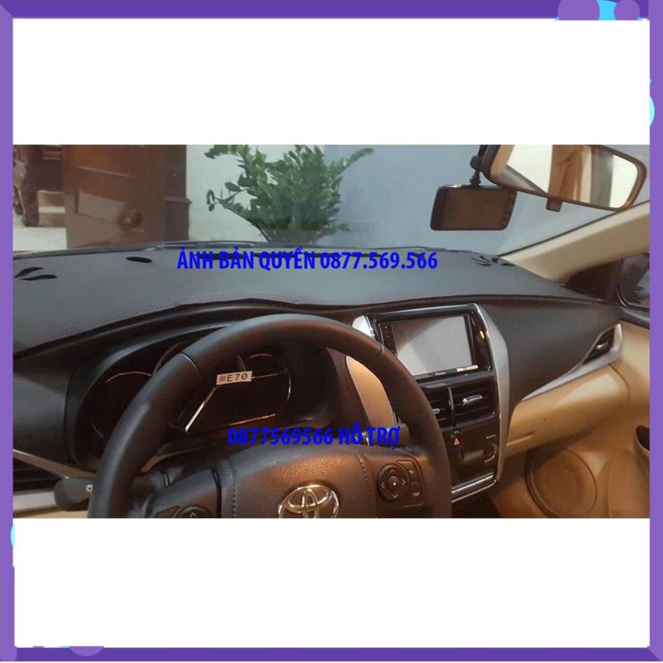 THAM TAPLO DA VÂN TOYOTA VIOS THẢM TRẢI LÓT TAPLO CAO CẤP 3 LỚP CHỐNG TRƯỢT CHỊU NHIỆT XE HƠI BAO HÀI LÒNG
