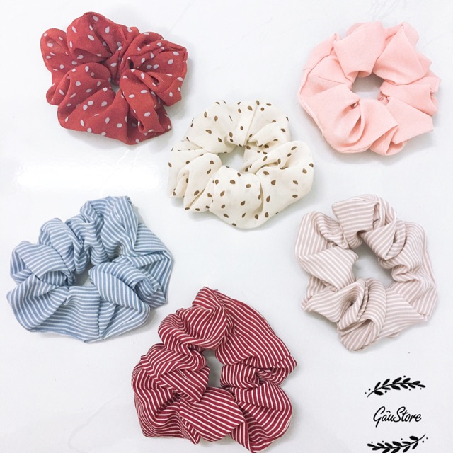 Buộc tóc Scrunchies mẫu mới (hình shop chụp thật)