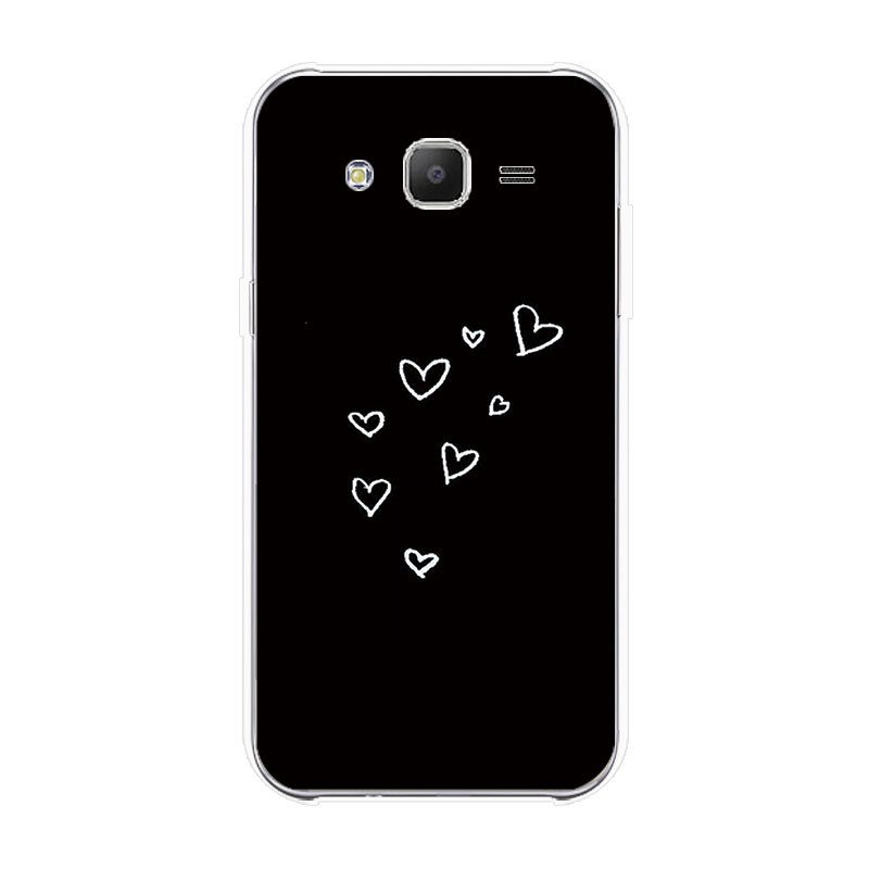 Ốp Lưng Samsung Galaxy J3 J5 J7 2015 2016 TPU mềm Case Cá tính đen tuyền