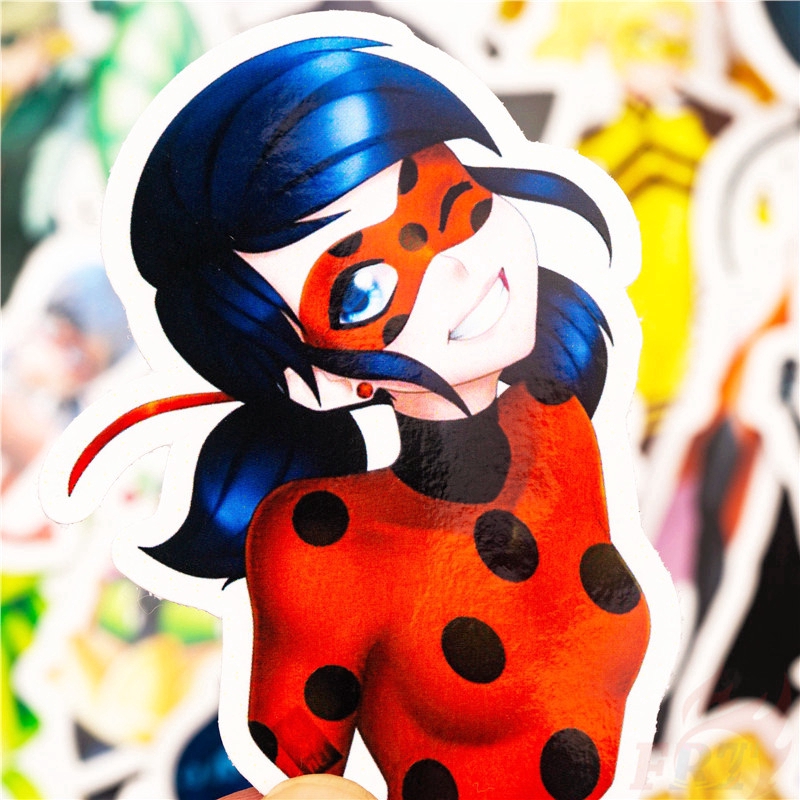 ❉ Miraculous Ladybug  - Series 02 Giấy và decal dán tường ❉ 50Pcs/Set Cartoon Mixed Laptop Skateboard Doodle Stickers