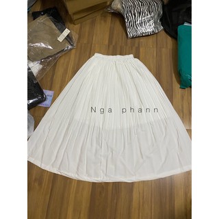 [Hàng order] Set áo len+ chân váy xếp ly( kèm ảnh thật)