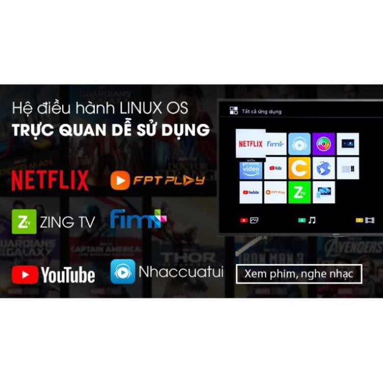 Tivi Sony 49 inch 4K Smart 4K KD-49X7000G (Miễn phí vận chuyển nội thành Hà Nội)