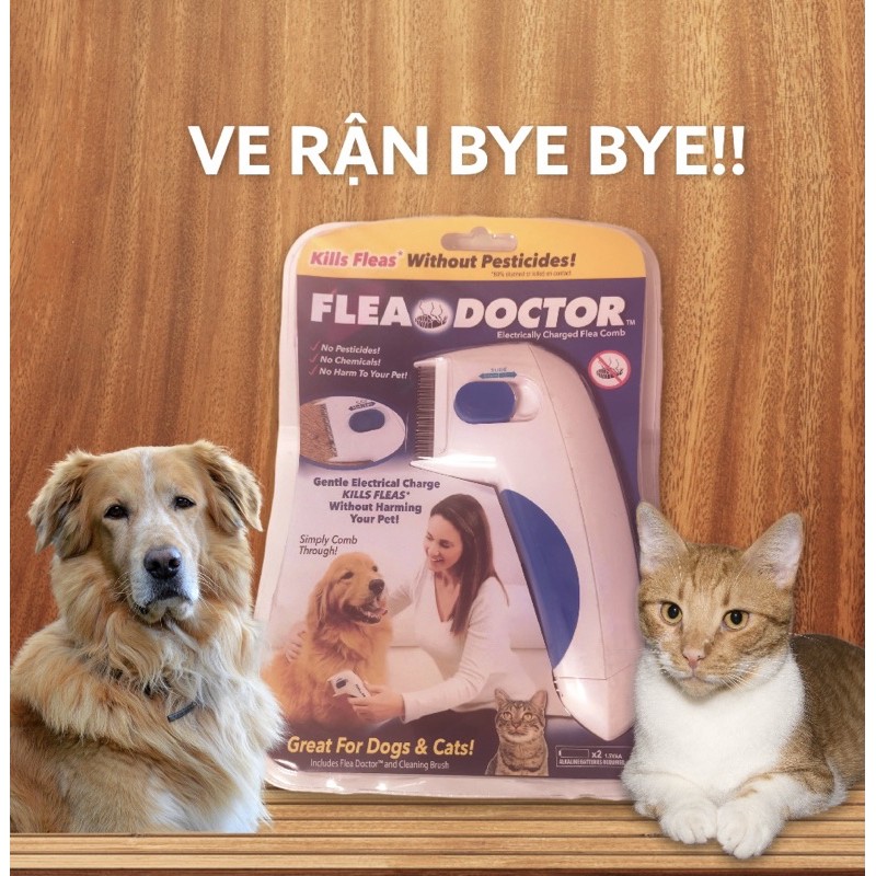 LƯỢC CHẢI VE ĐIỆN THÔNG MINH DOCTOR FLEA