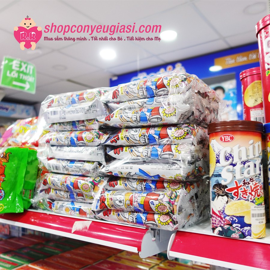 1 CÁI LẺ - BÁNH PHÔ MAI VỊ BẮP DOREMON YAOKIN UMAIBO