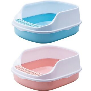 Khay chậu vệ sinh cỡ size lớn, thành cao 20cm cho mèo, tặng kèm xẻng