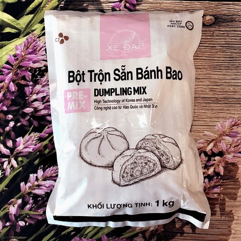 [Mã 11FMCGSALE1 giảm 10% đơn 250K] Bột làm bánh bao trộn sẵn Xe Đạp 1kg