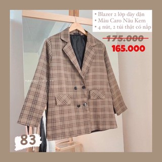 Blazer hàn quốc 2 lớp dày dặn