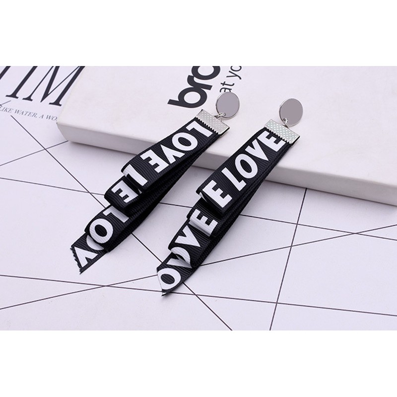 (2 màu) Bông tai tua rua khuyên tai tiểu thư trang sức phụ kiện nữ phong cách Hàn Quốc dễ thương