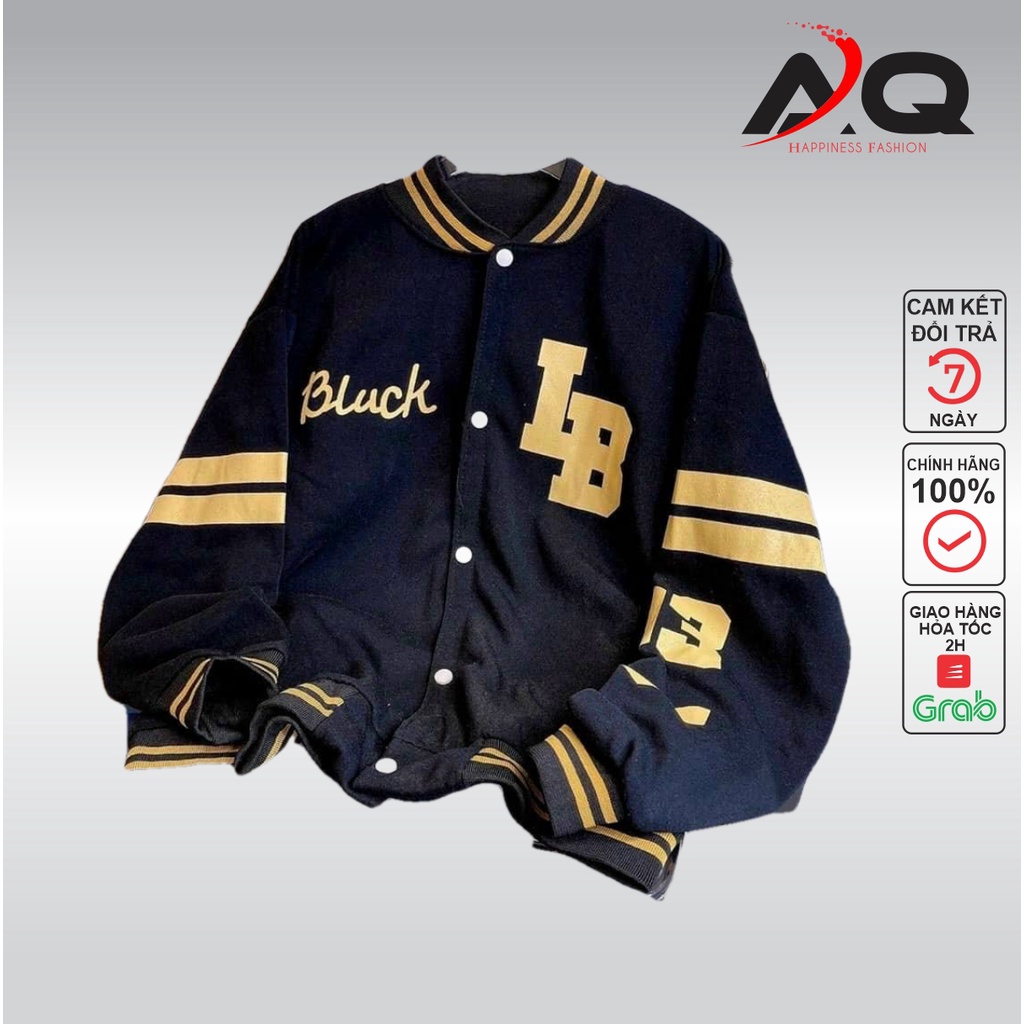 Áo khoác bomber Áo nỉ bomber Cardigan cài nút Cotton cao cấp trần bông dày mịn form Unisex nam nữ 45-65kg