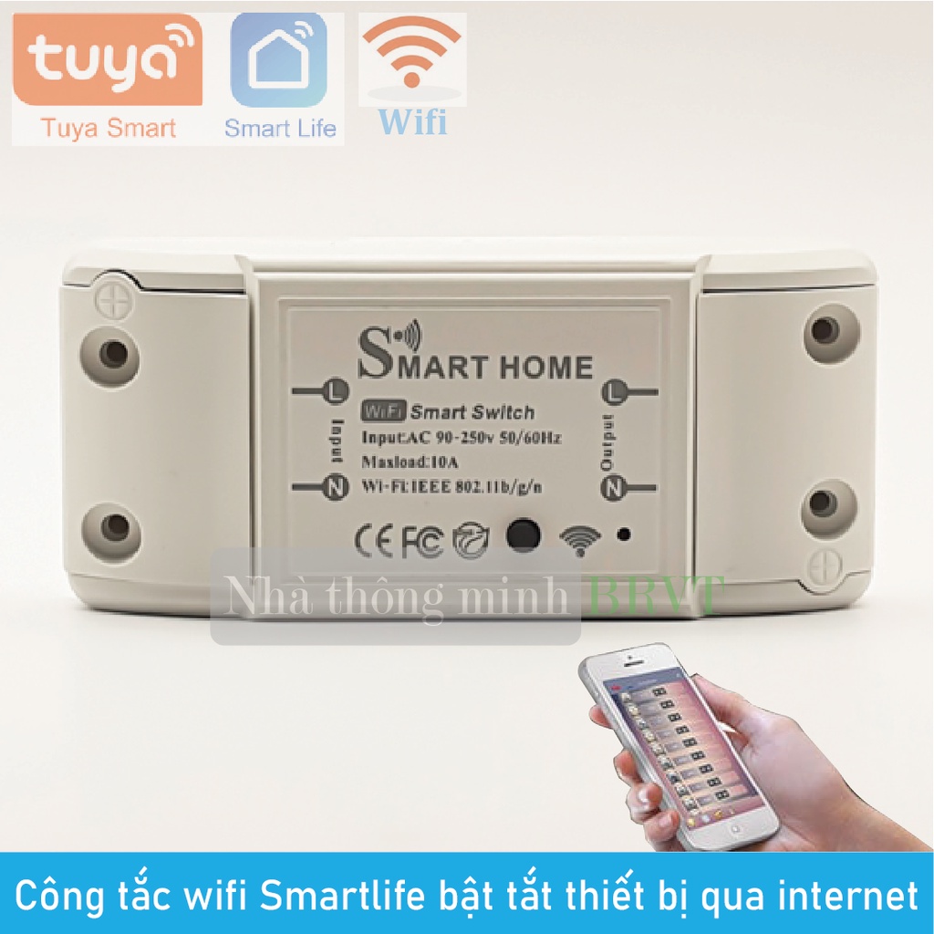 Công tắc thông minh điều khiển thiết bị qua internet - Công tắc wifi Smartlife