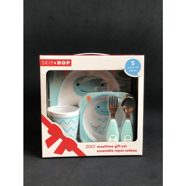 Bộ combo ăn dặm Skip Hop ZOO Winter Melamine Gift Set - Chính hãng nhập Mỹ Skiphop