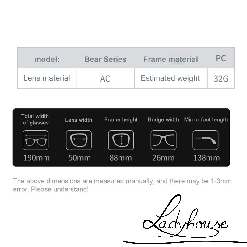 Kính mát hình chú gấu dễ thương vui nhộn cho bé