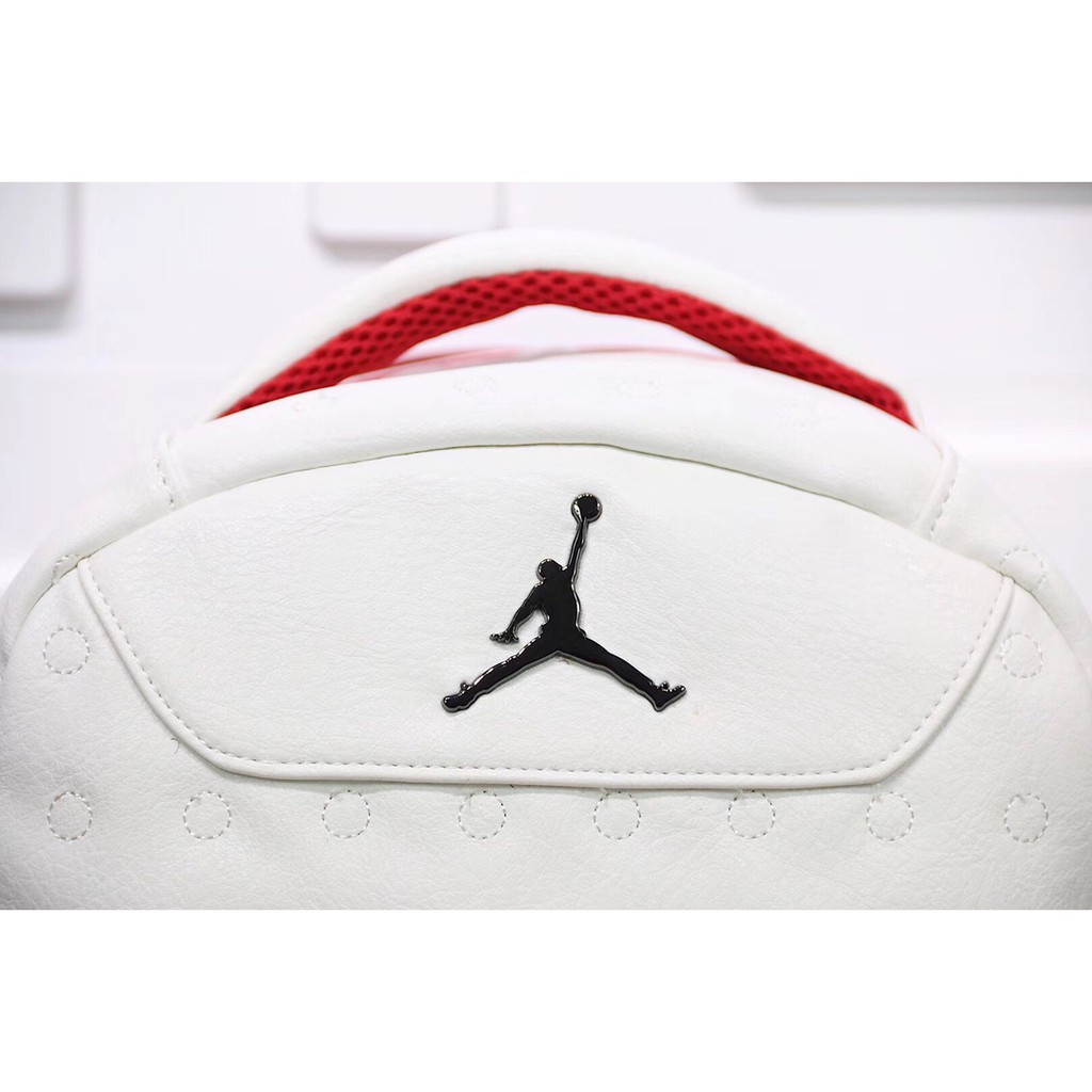 Balo Thể Thao Màu Trắng Và Đỏ Aj 12 Air Jordan