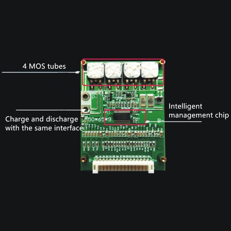 Bảng Mạch Bảo Vệ Cho Mô-Đun BMS- Module 11S 40V 30A