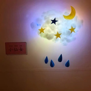 Đèn ngủ đám mây DIY