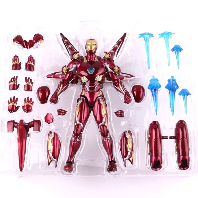 Mô hình Action figure Ironman MK50 Nano Weapon End game