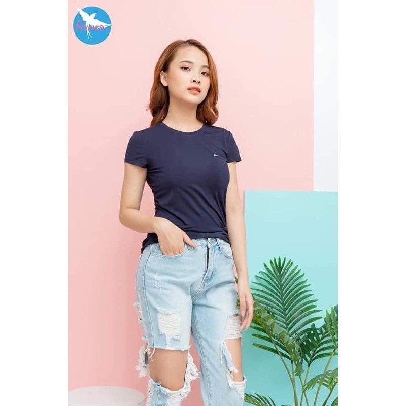 Áo phông nữ Avaler sợi tre cô tròn