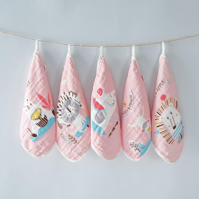 Khăn sữa goodmama(Lelekids loại đẹp ) (1 gói = 5 chiếc), Khăn sữa nhật cho bé