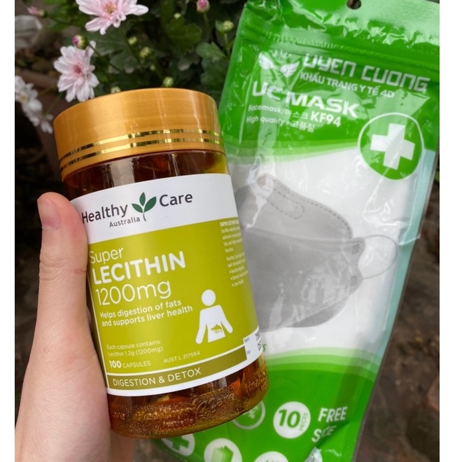 [Bạn mới nhập COSHBM -50% đơn 0Đ] Mầm Đậu Nành Healthy Care Super Lecithin Úc Điều Hòa Nội Tiết 100 viên