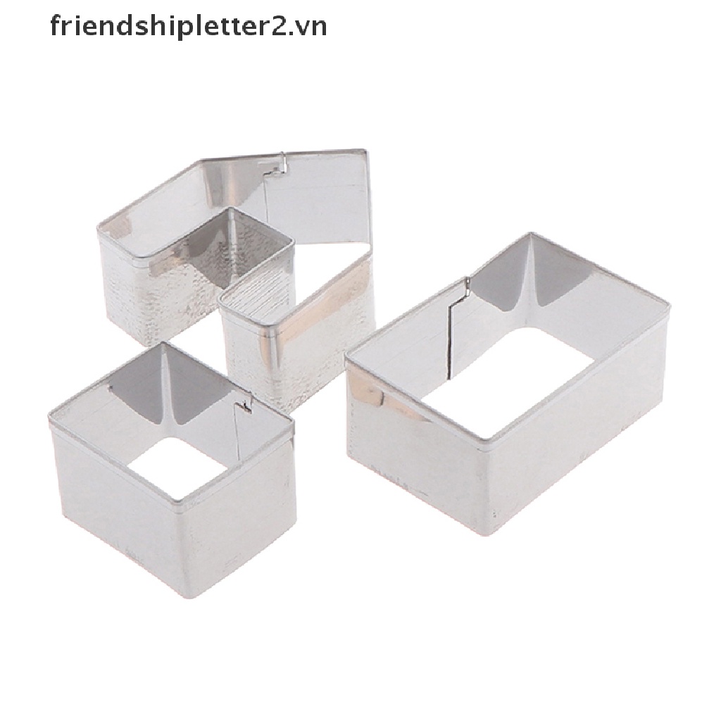 Bộ 3 Bánh Quy Hình Ngôi Nhà Giáng Sinh Bằng Thép Không Gỉ
