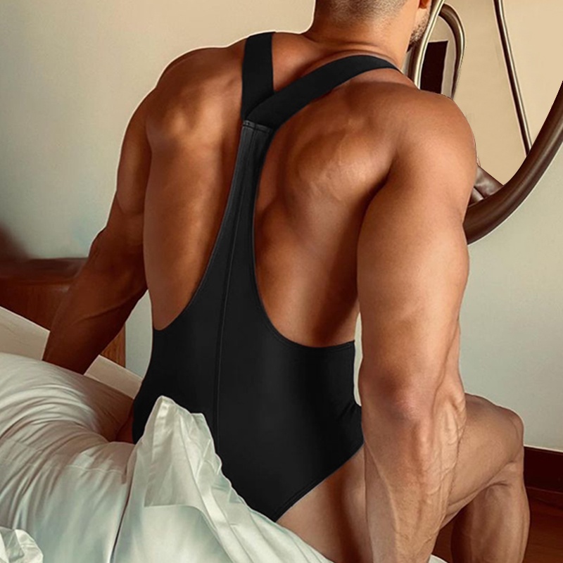 Bộ Áo Liền Quần Tập Gym Sát Nách Cho Nam