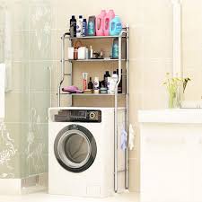 Kệ để đồ máy giặt, kệ để đồ bồn cầu chất liệu inox chắc chắn, không han gỉ