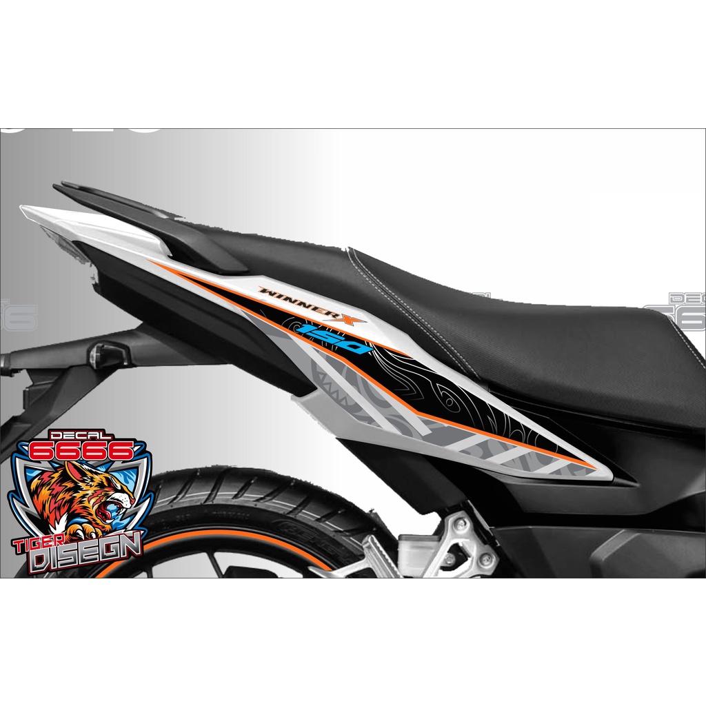 TEM RỜI WINNER X V3 - XE TRẮNG - MS15 - decalq7