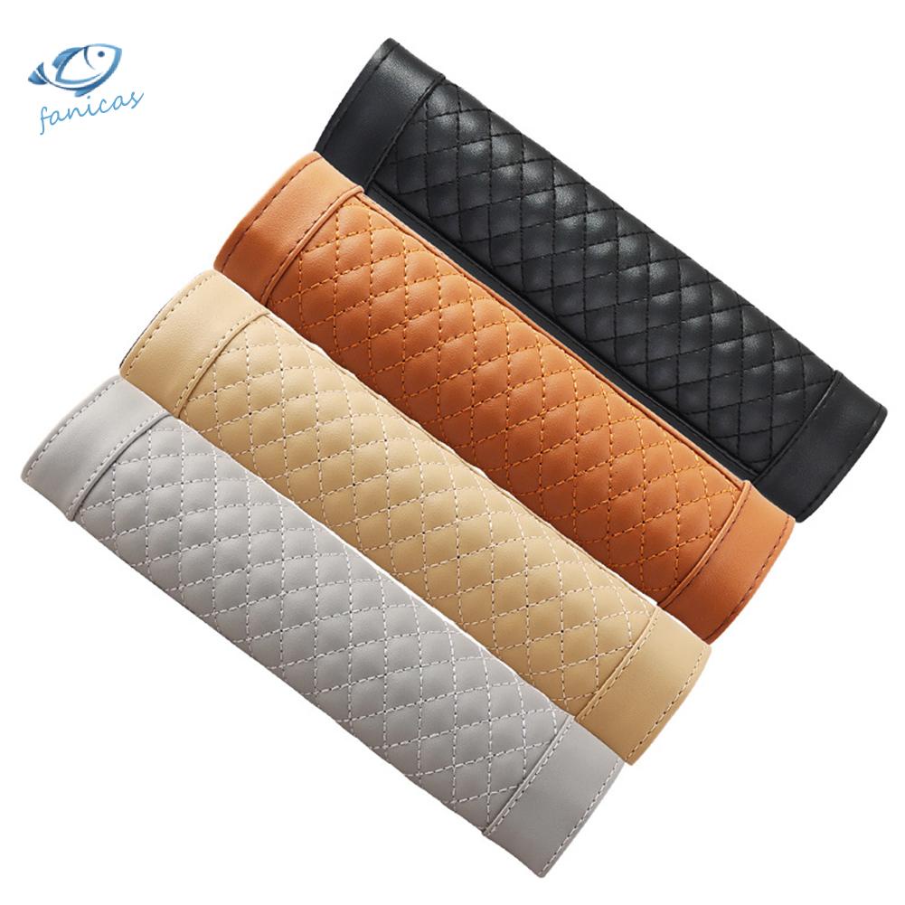 Set 2 Đệm Bọc Dây An Toàn Xe Hơi Bằng Da PU