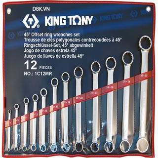 Bộ cờ lê 2 đầu vòng Kingtony 1C12MR