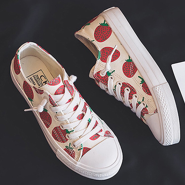 FREE SHIP 99K TOÀN QUỐC{ SALE GIÁ SỐC} Giày Sneaker Nữ Qủa Dâu Tây PARIS2516 Phong Cách Hàn Quốc | BigBuy360 - bigbuy360.vn