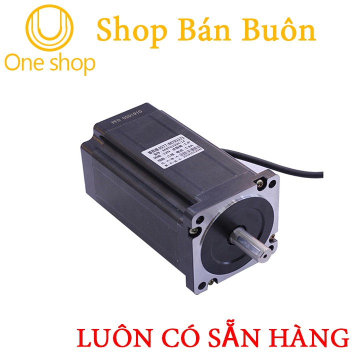 Động Cơ Bước 86BYG250H 1.8 Độ 12Nm 5.6A Trục 150mm