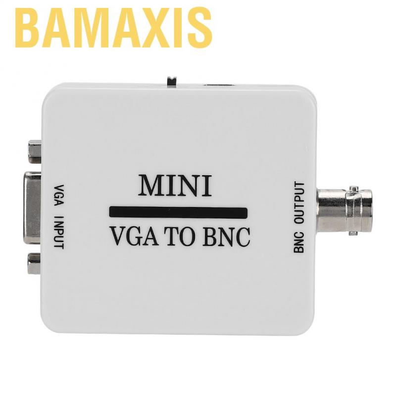 Bamaxis Mini HD VGA to BNC 1920 X 1080 USB Video Converter for HDTV Monitors TVs Computers