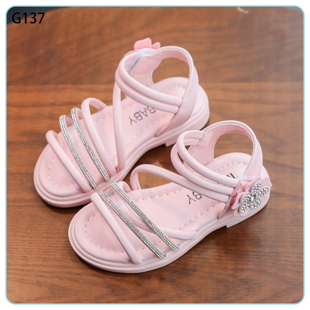 Giày Dép Bé Gái MINTSCLOSET Mint's Closet Sandal Đan Dây Đính Hạt